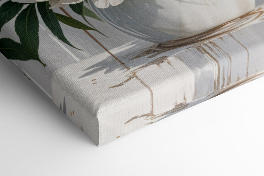 Bouquet de fleurs avec feuilles