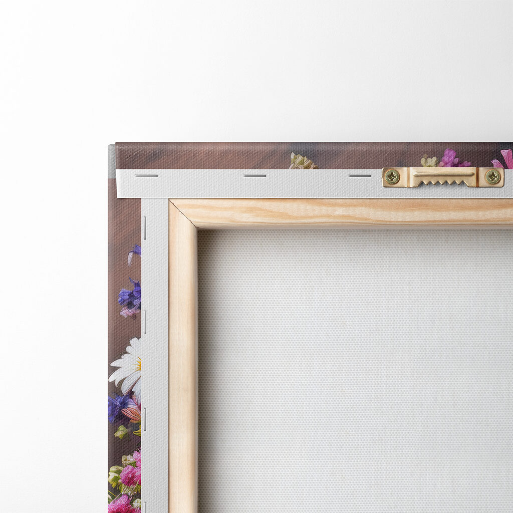 Vase of flowers on a table