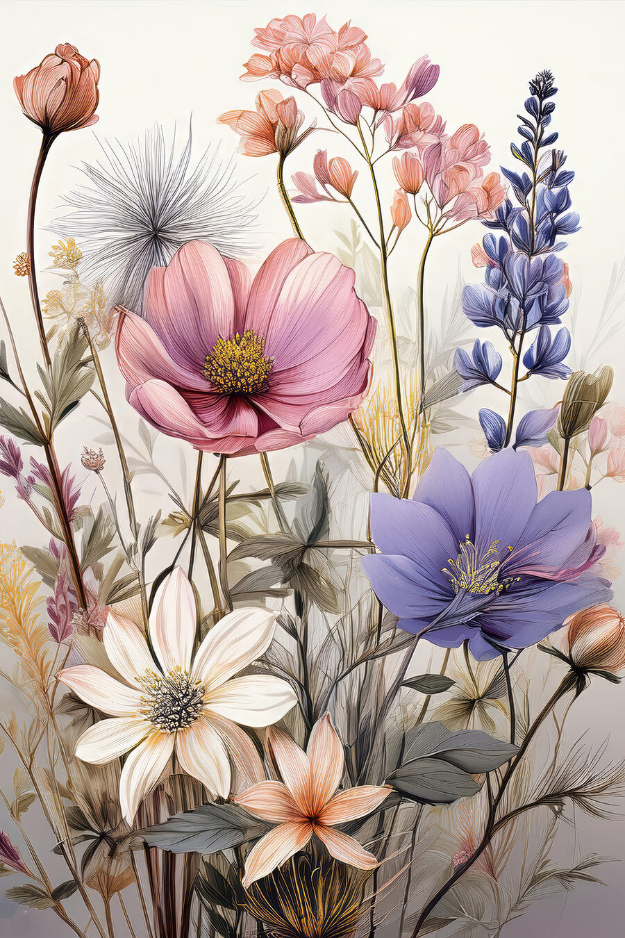 Gros plan sur des fleurs Gros plan sur des fleurs