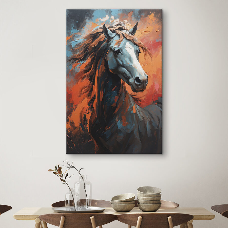 Peinture d'un cheval Peinture d'un cheval