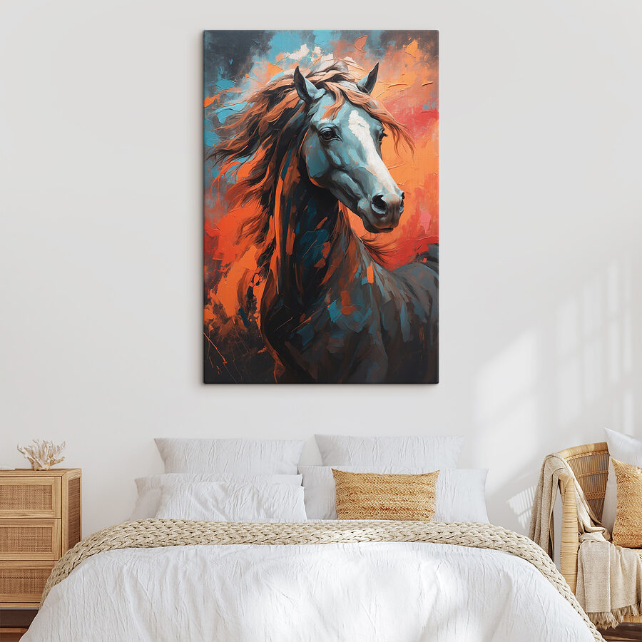 Peinture d'un cheval Peinture d'un cheval