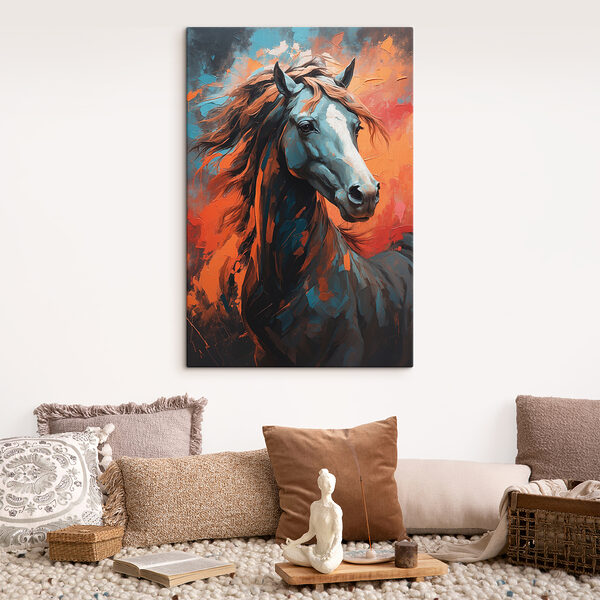 Peinture d'un cheval Peinture d'un cheval