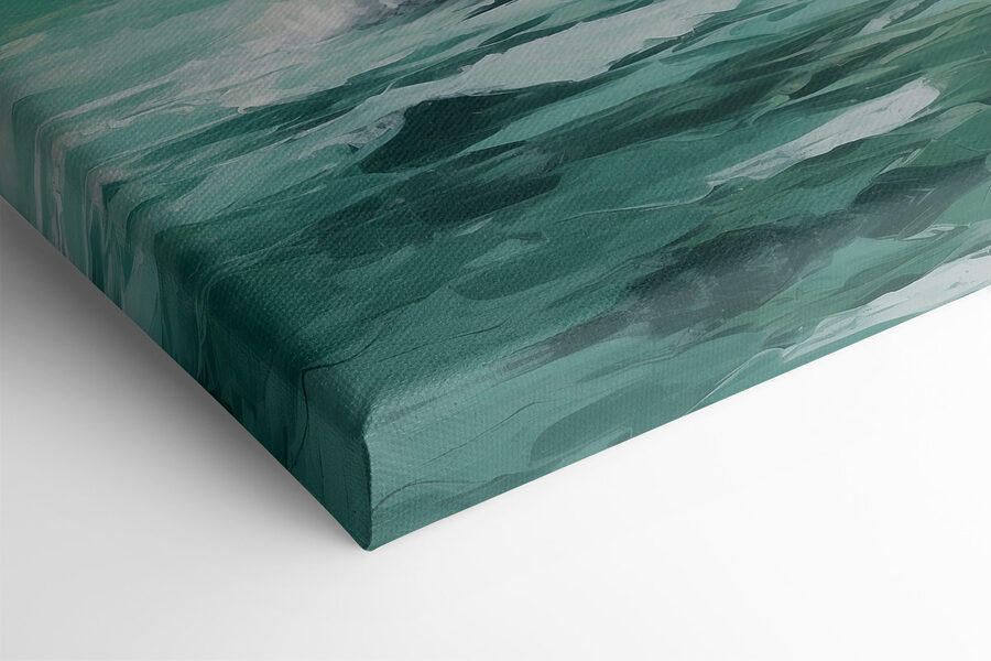 Peinture d'un bateau dans l'eau