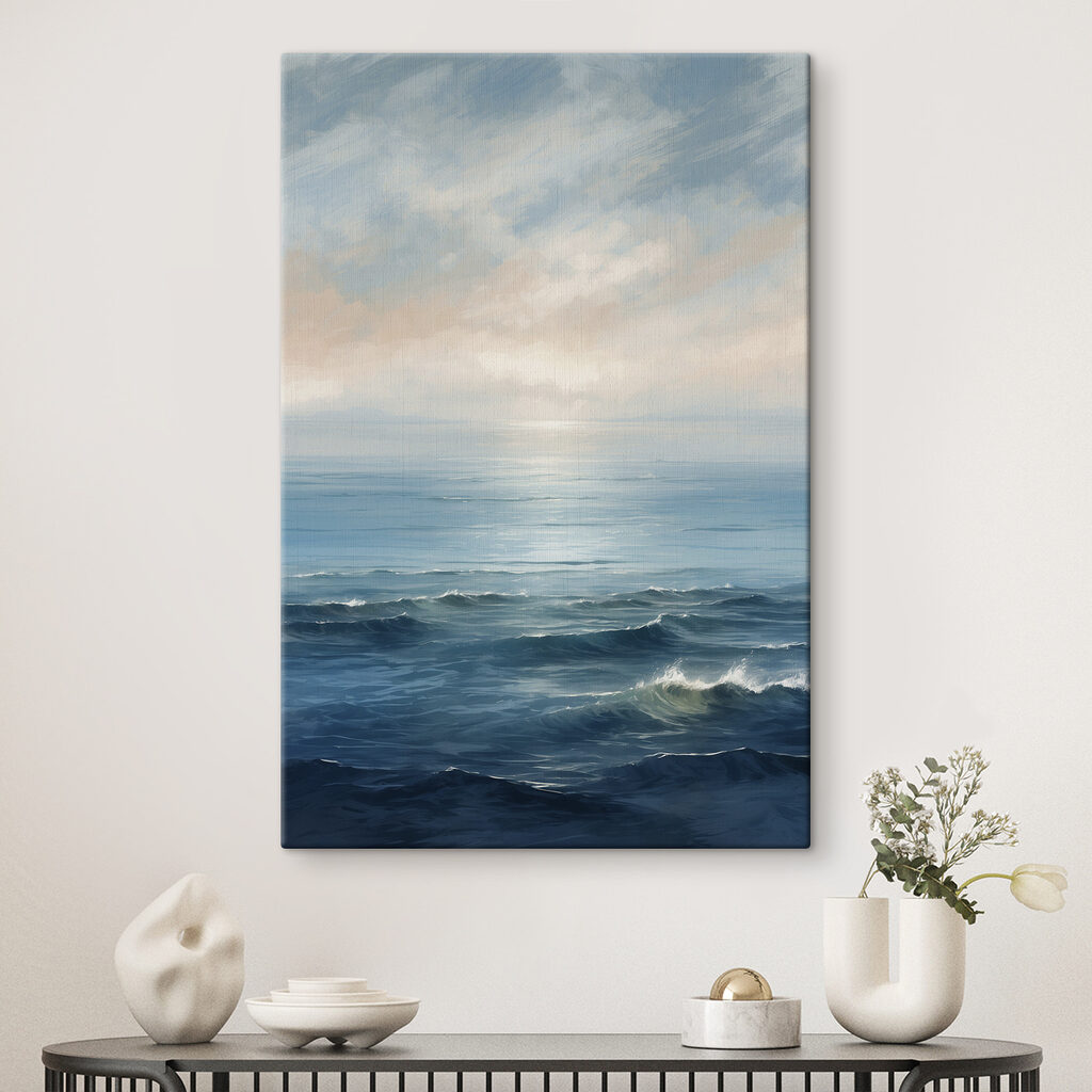 Large body of water with waves Large body of water with waves