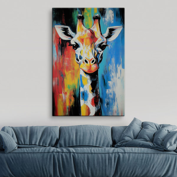 Peinture d'une girafe Peinture d'une girafe