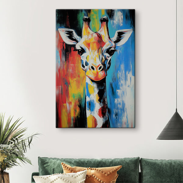 Peinture d'une girafe Peinture d'une girafe