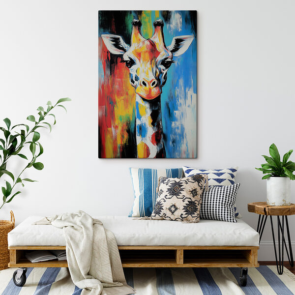 Peinture d'une girafe Peinture d'une girafe