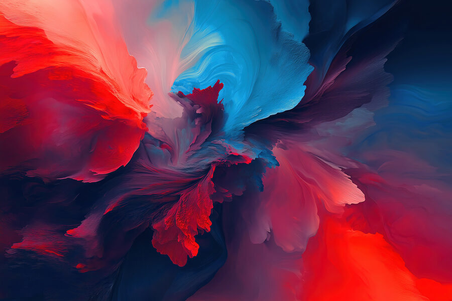 Éclaboussures de peinture colorée