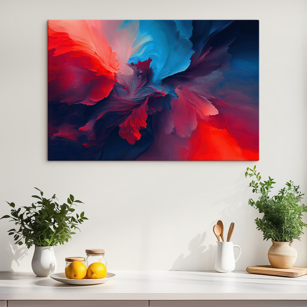 Colorful paint splashes