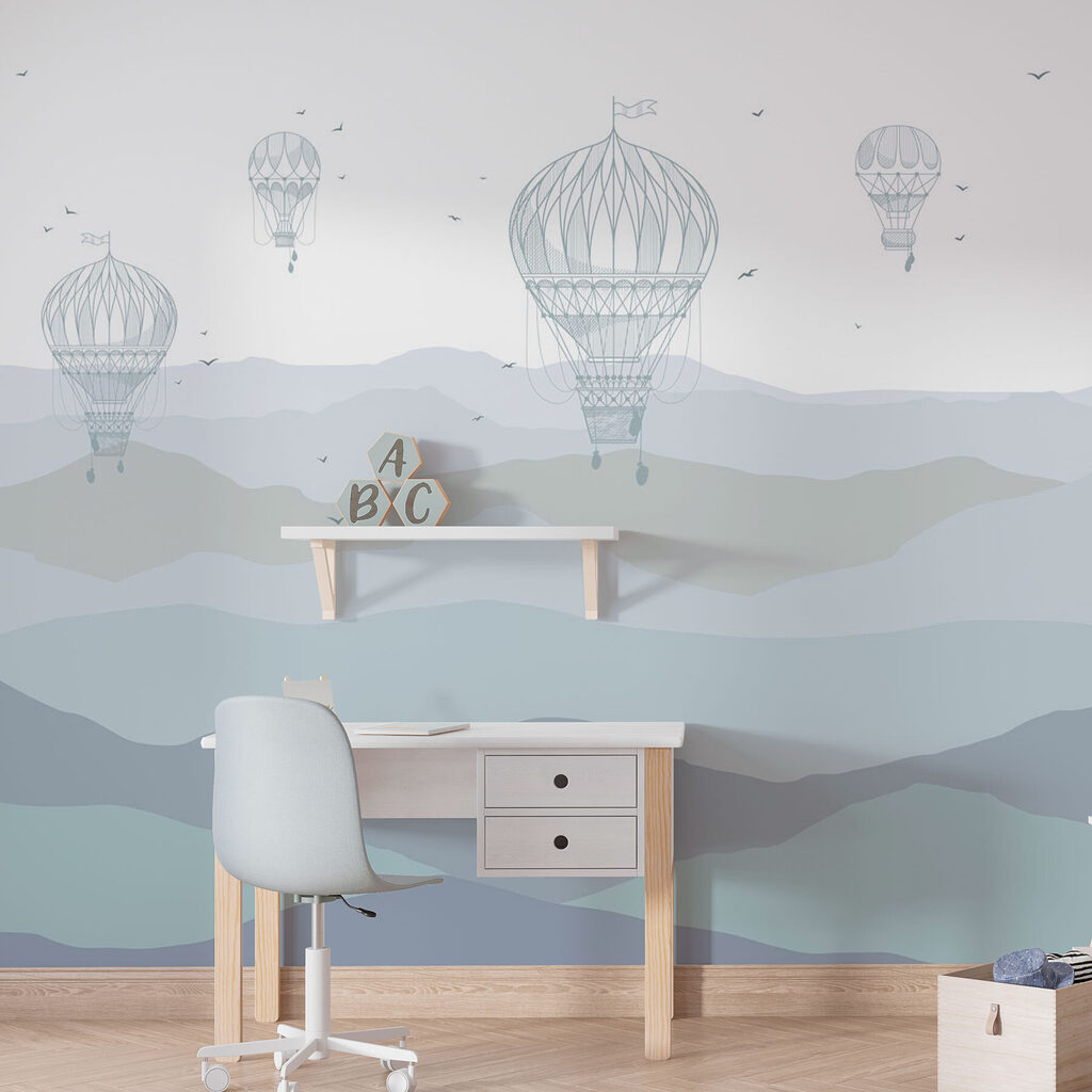 Group of hot air balloons in the sky Group of hot air balloons in the sky