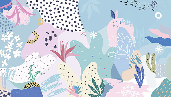 Motif coloré avec différentes formes et couleurs Motif coloré avec différentes formes et couleurs