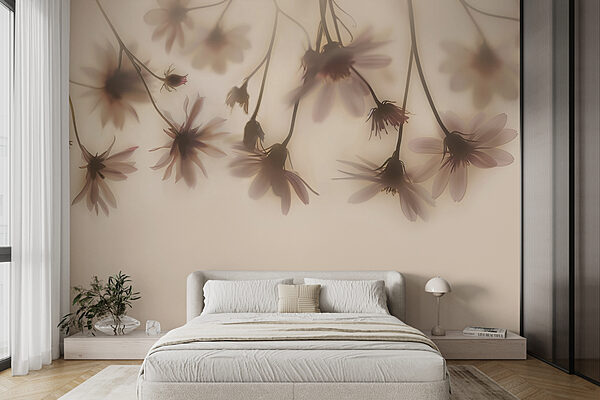 Groupe de fleurs sur fond blanc Groupe de fleurs sur fond blanc