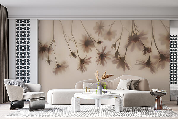 Groupe de fleurs sur fond blanc Groupe de fleurs sur fond blanc
