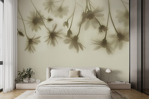 Groupe de fleurs sur fond blanc Groupe de fleurs sur fond blanc
