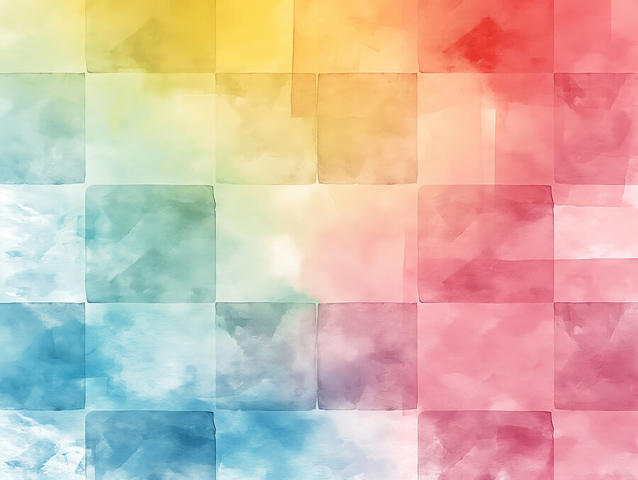 Papier peint Carreaux carrés colorés – Image 4
