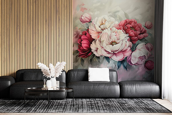 Peinture de fleurs sur une surface Peinture de fleurs sur une surface