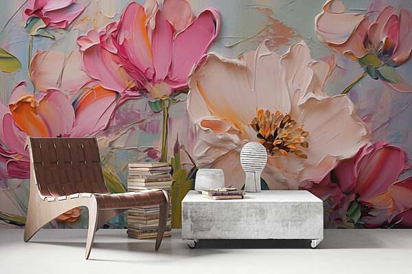 Peinture de fleurs sur toile Peinture de fleurs sur toile