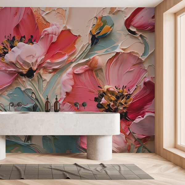 Peinture de fleurs sur toile Peinture de fleurs sur toile