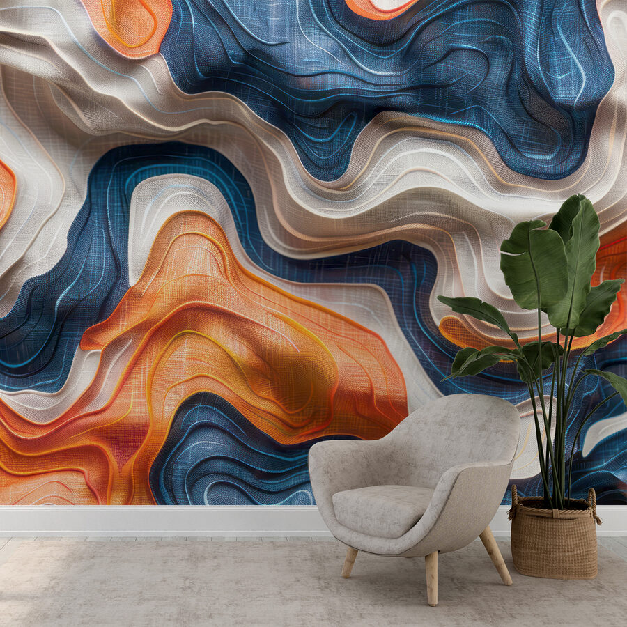 Papier peint Gros plan sur un tissu – Image 3