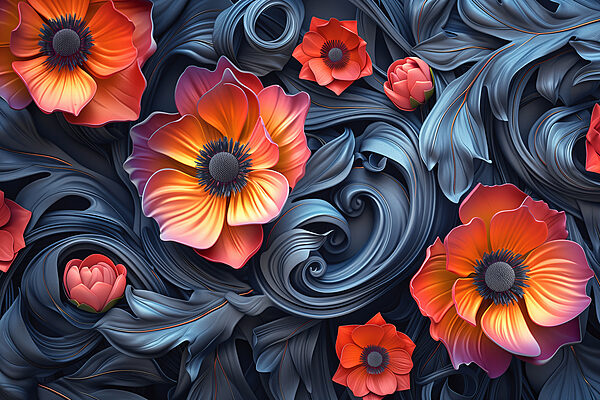 Gros plan sur des fleurs Gros plan sur des fleurs