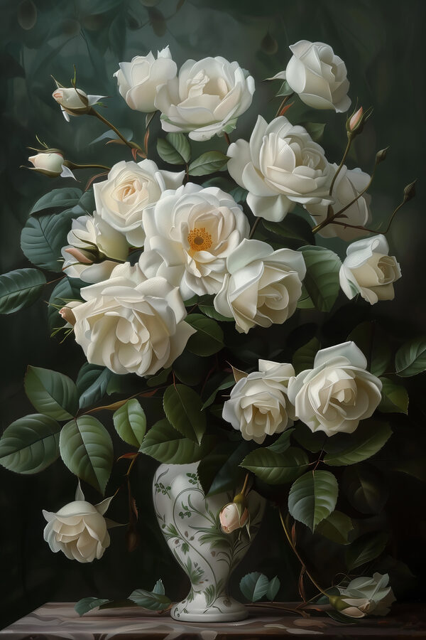 Gros plan sur une fleur blanche Gros plan sur une fleur blanche