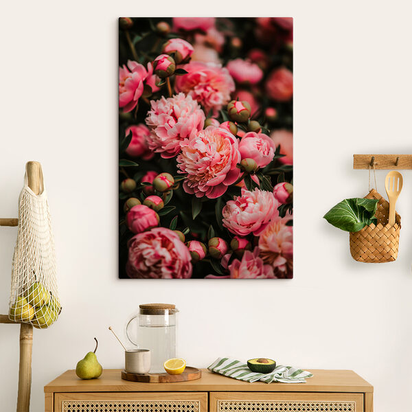 Groupe de fleurs roses Groupe de fleurs roses