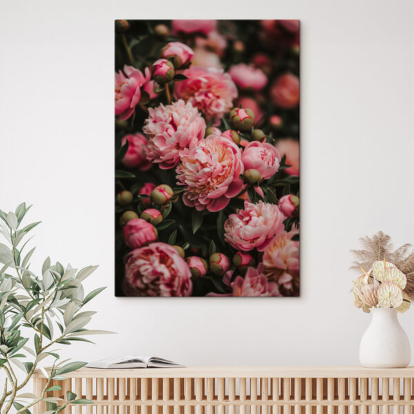 Groupe de fleurs roses Groupe de fleurs roses