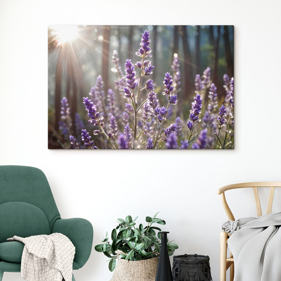 Gros plan sur des fleurs violettes Gros plan sur des fleurs violettes