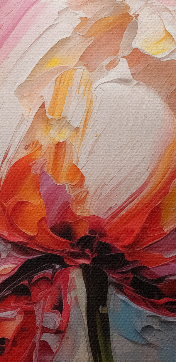 Peinture d'une fleur Peinture d'une fleur