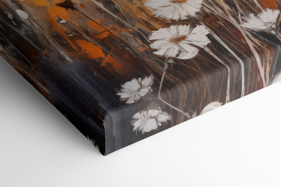 Peinture de fleurs dans un champ Peinture de fleurs dans un champ