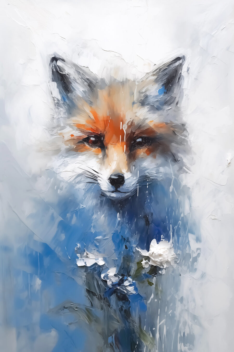 Peinture d'un renard Peinture d'un renard