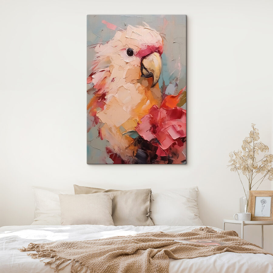 Peinture d'un perroquet