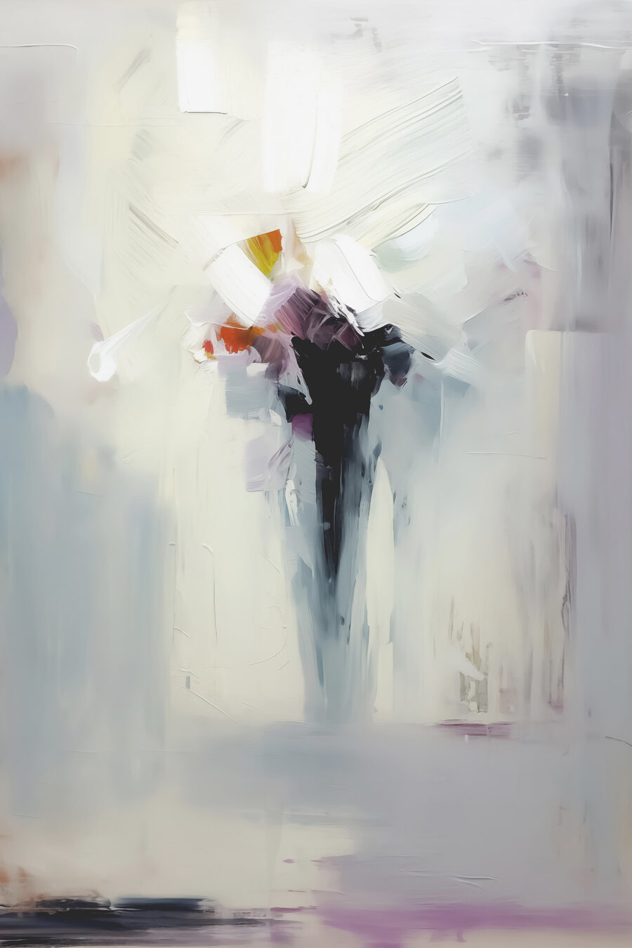 Peinture d'un bouquet de fleurs Peinture d'un bouquet de fleurs