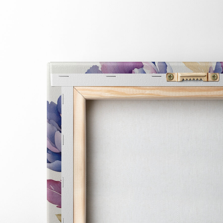 Tableaux Peinture de fleurs sur fond blanc – Image 6