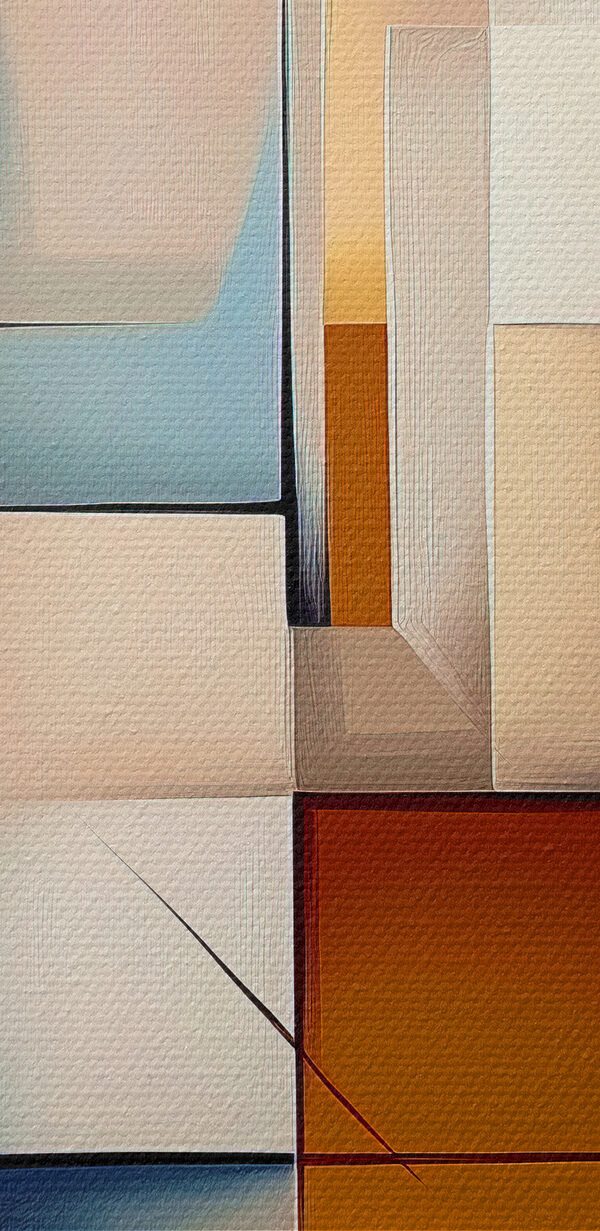 Pièce d'art colorée Pièce d'art colorée