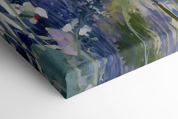 Peinture de fleurs dans un champ Peinture de fleurs dans un champ