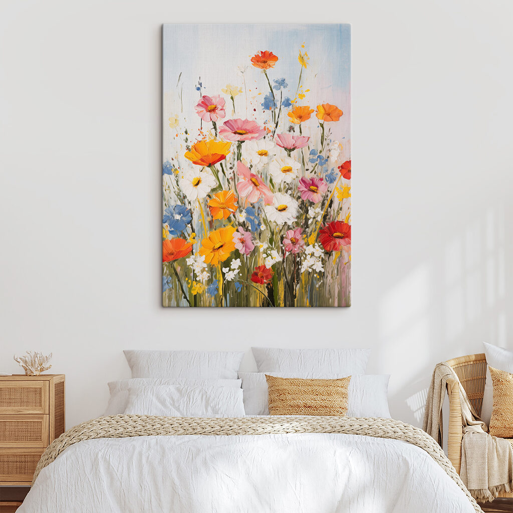 Colorful blooms brighten up the scene Colorful blooms brighten up the scene