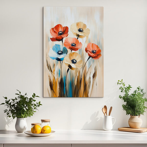 Peinture de fleurs sur toile Peinture de fleurs sur toile