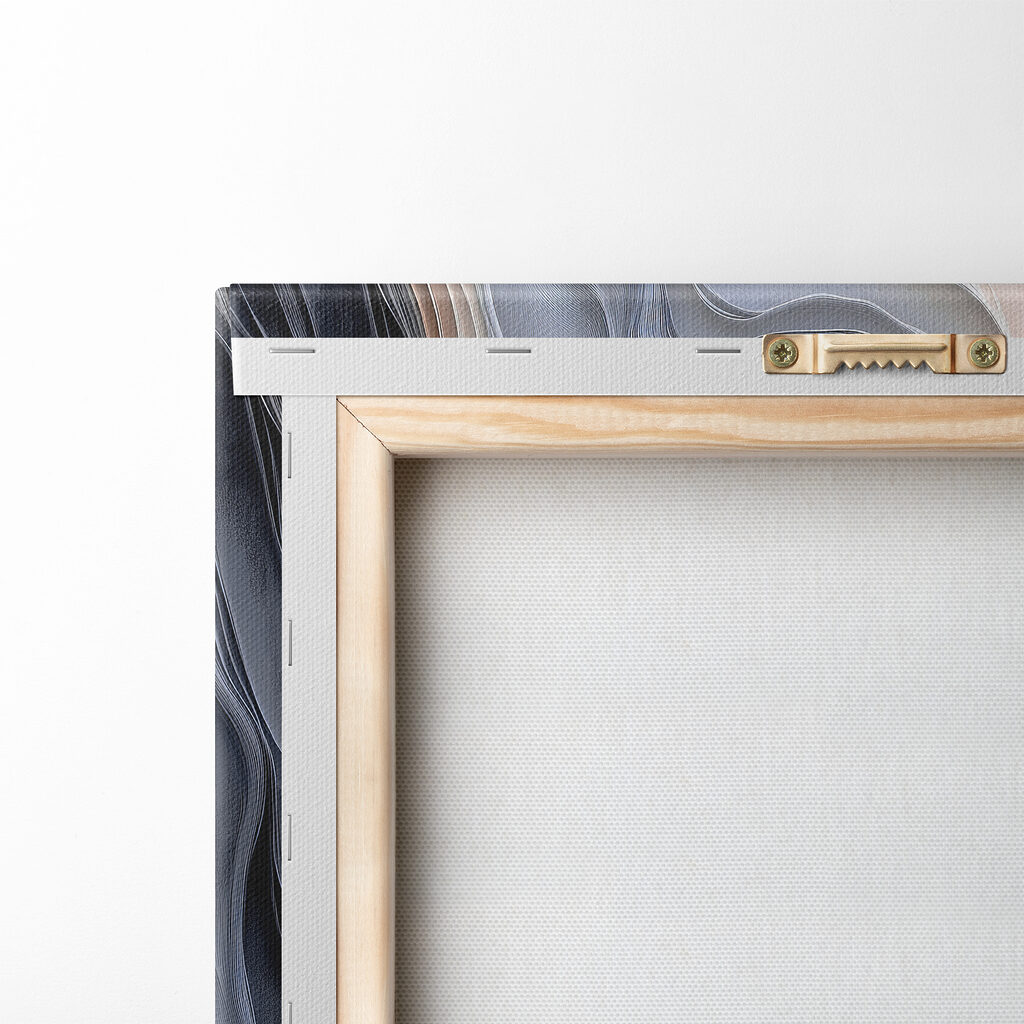 White and grey wavy lines