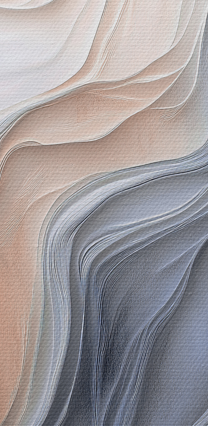Lignes ondulées blanches et grises
