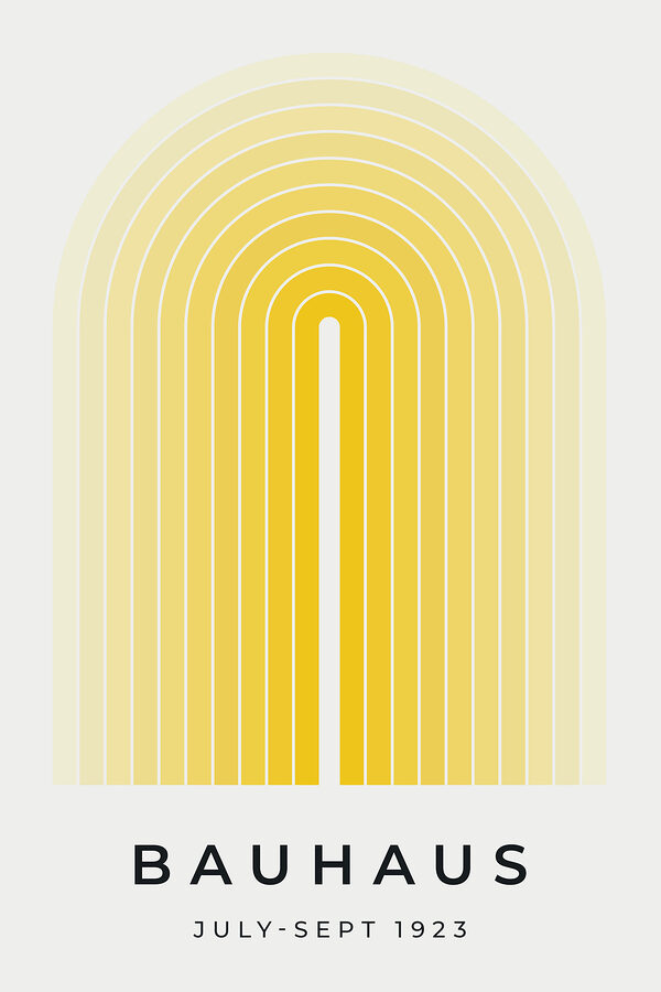Arche jaune et blanche Arche jaune et blanche