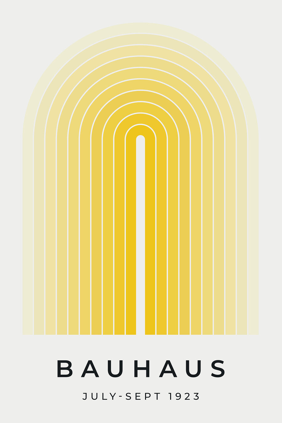 Arche jaune et blanche Arche jaune et blanche
