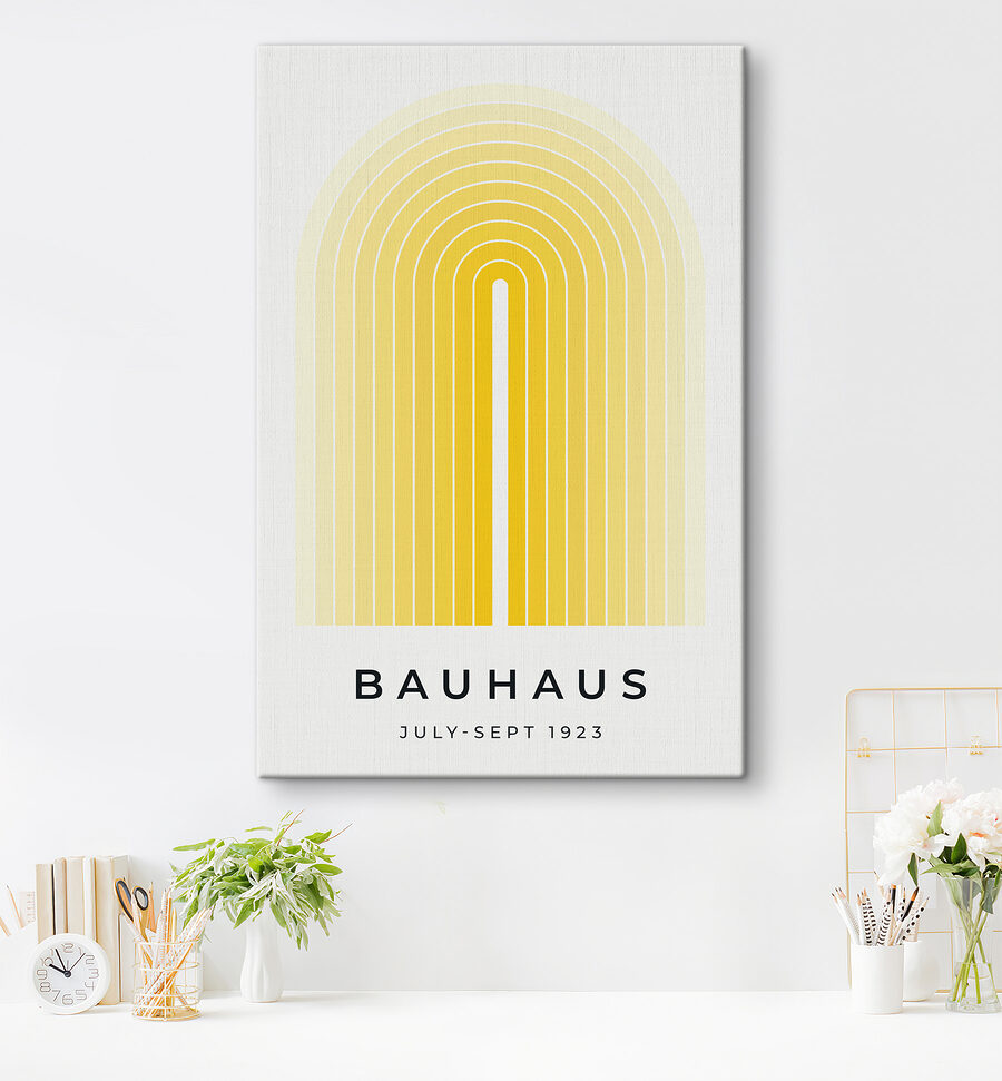 Arche jaune et blanche Arche jaune et blanche