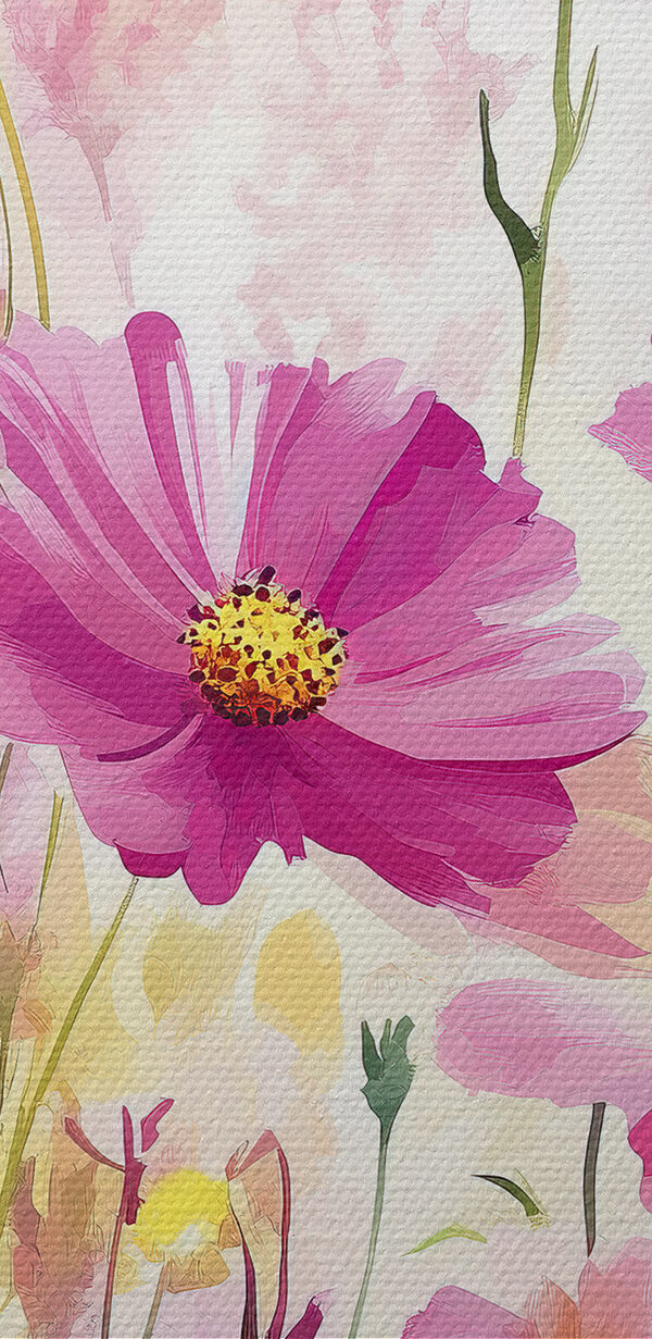 Peinture de fleurs dans un champ Peinture de fleurs dans un champ