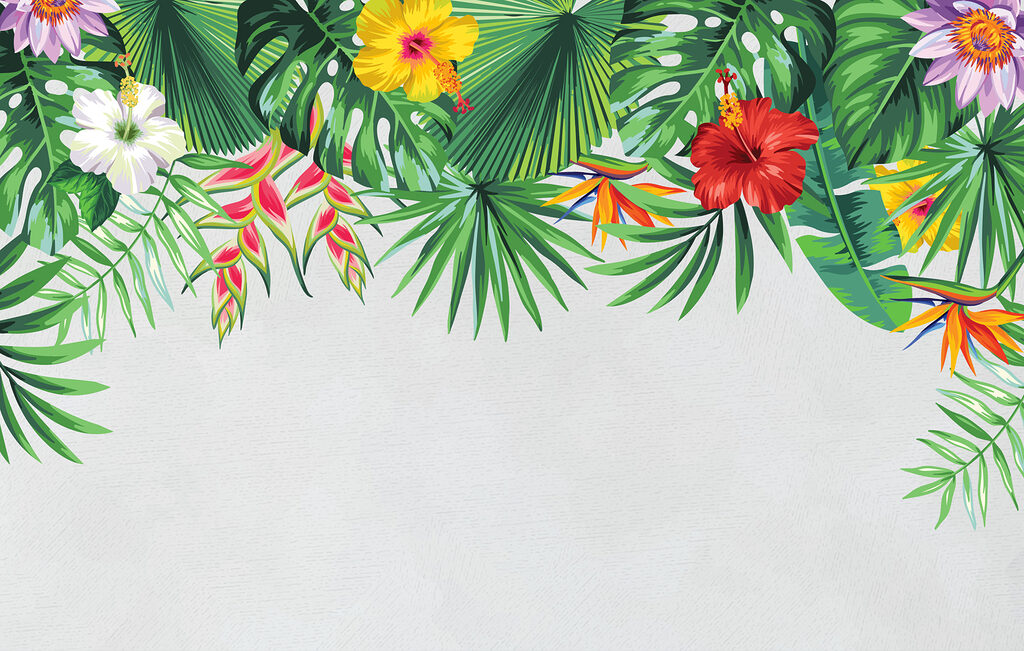 Groupe de feuilles tropicales Groupe de feuilles tropicales