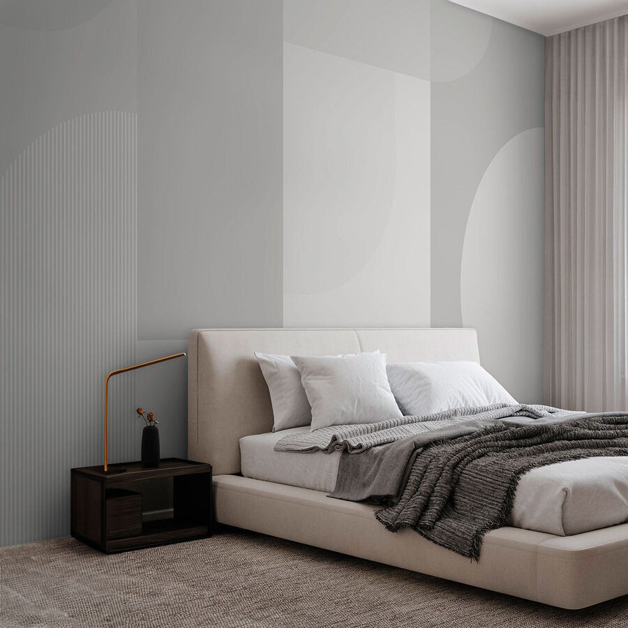 Fond gris et blanc