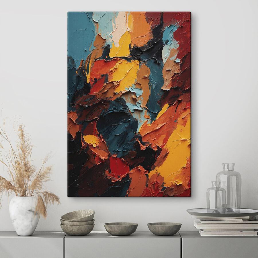 Gros plan sur une peinture