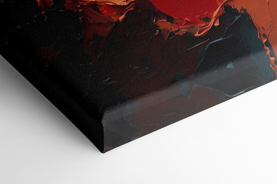 Gros plan sur une peinture