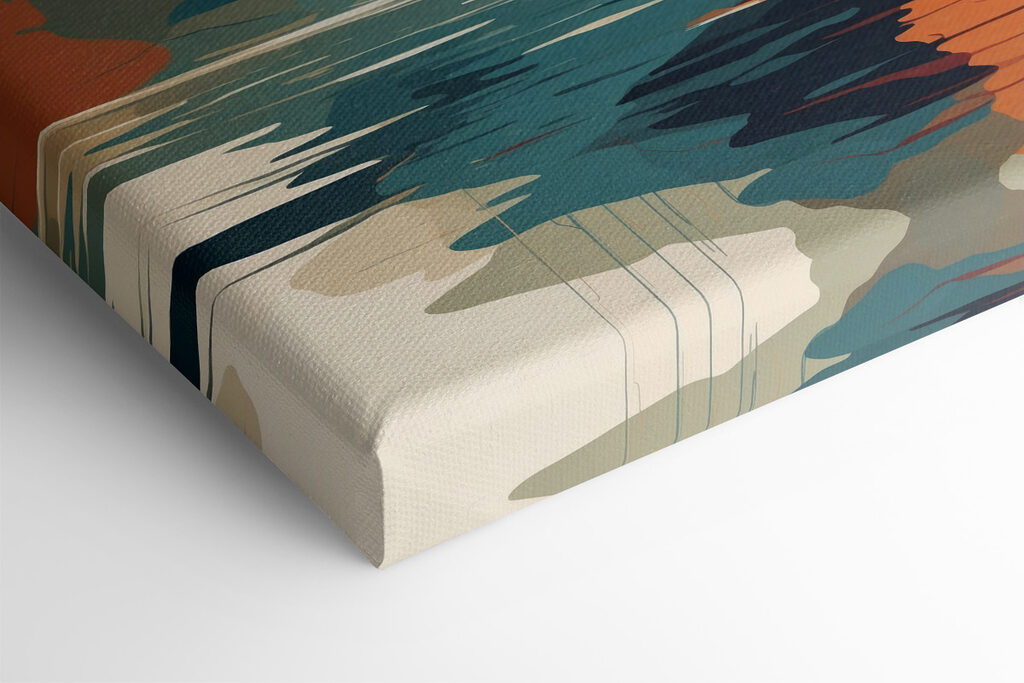 Sailboat on water with colorful clouds