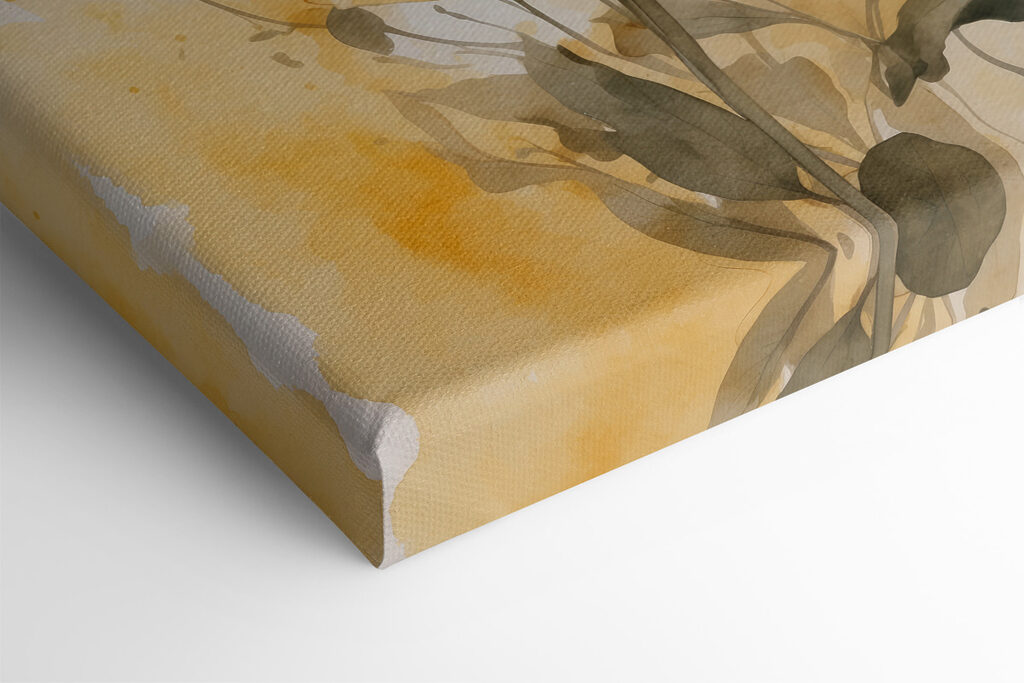 Painting of orange flowers